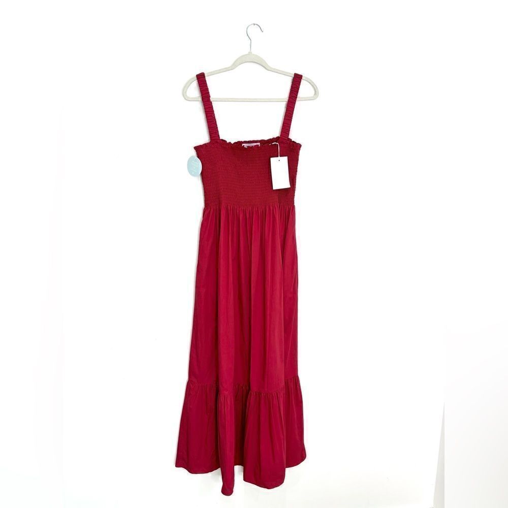 NWT Hill House The Anjuli Nap Dress in Victorian Red - Picture 4 of 10